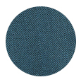 Teal Blue Wool and Silk (Italy)