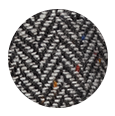 Grey Donegal Herringbone Tweed Wool (Italy)