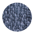 Navy Blue Melange Wool Silk & Linen (Italy)